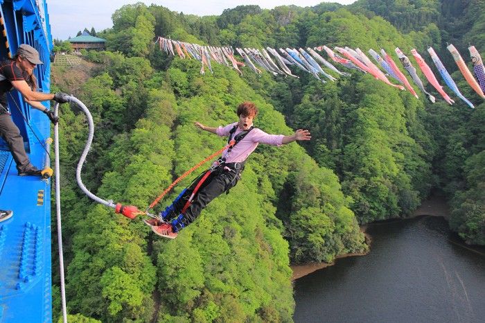 Nơi nhảy bungy cao nhất Nhật Bản