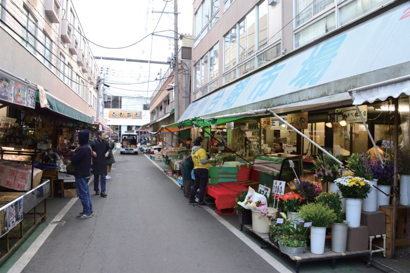 chợ sáng Sendai Miyagi