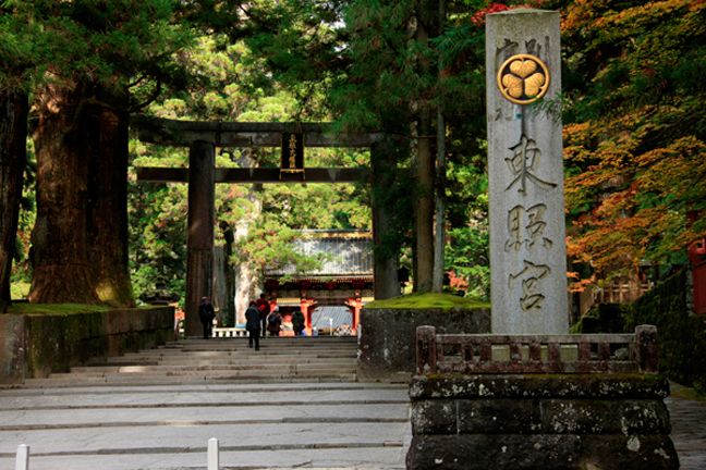 con đường dẫn vào đền Nikko Toshogu con đường dẫn vào đền Nikko Toshogu