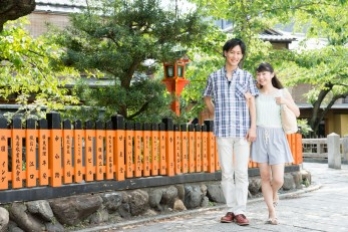 Kyoto thành phố cho người đi bộ